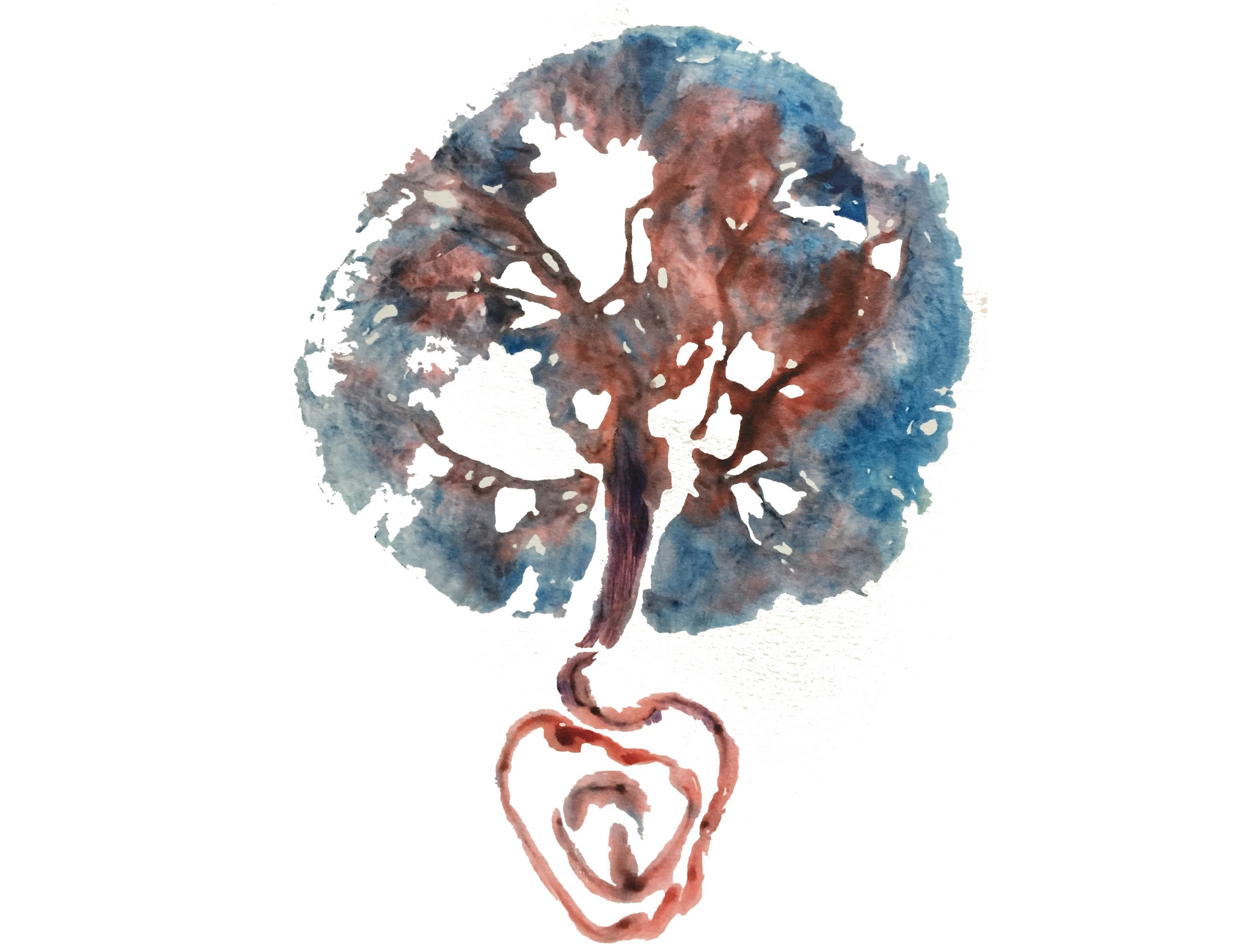 pintura placenta print carimbo