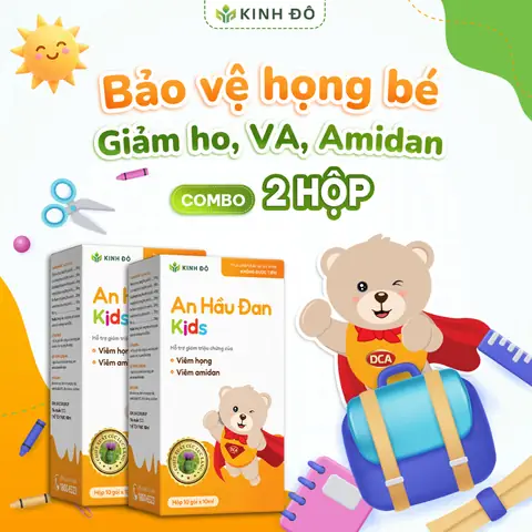 An Hầu Đan Cho Bé: Giảm Ho, Viêm Amidan, Viêm Họng Cấp Hiệu Quả