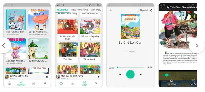 Top Ứng Dụng Kể Chuyện Hay Nhất Cho Bé: Trải Nghiệm Âm Thanh & Hình Ảnh Tuyệt Vời