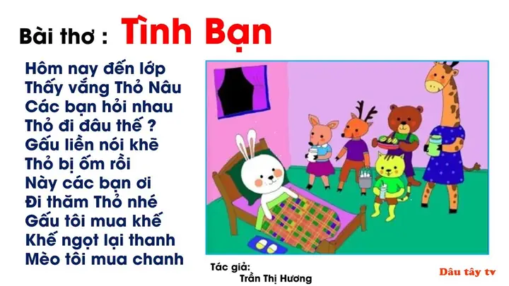 Bài Thơ Tình Bạn Cho Bé: Tuyển Tập Hay Nhất Dành Cho Mầm Non Bài Thơ Tình Bạn Cho Bé: Tuyển Tập Hay Nhất Dành Cho Mầm Non
