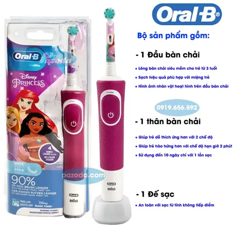 Bàn Chải Điện Oral-b Cho Bé: Chọn Loại Nào Tốt Nhất Cho Răng Sữa?