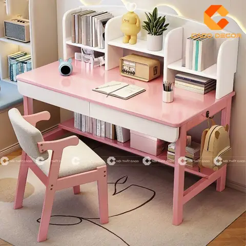 Top 100+ Mẫu Bàn Học Đẹp Cho Bé Gái: Tiêu Chí Chọn Lựa & Địa Điểm Mua