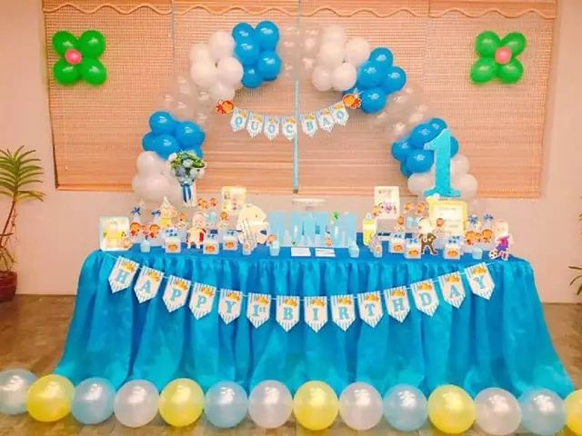 10+ Ý Tưởng Trang Trí Bàn Tiệc Thôi Nôi Cho Bé Trai Đẹp & Ấn Tượng Nhất