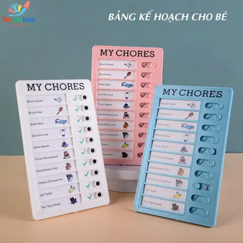 Bảng Công Việc Hàng Ngày Cho Bé: Hướng Dẫn Lập Kế Hoạch Theo Độ Tuổi