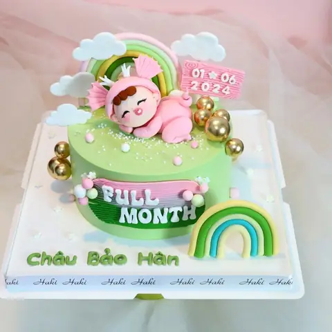Mẫu Bánh Đầy Tháng Cho Bé Gái: Tuyển Chọn Đẹp, Độc Đáo & Ý Tưởng Trang Trí