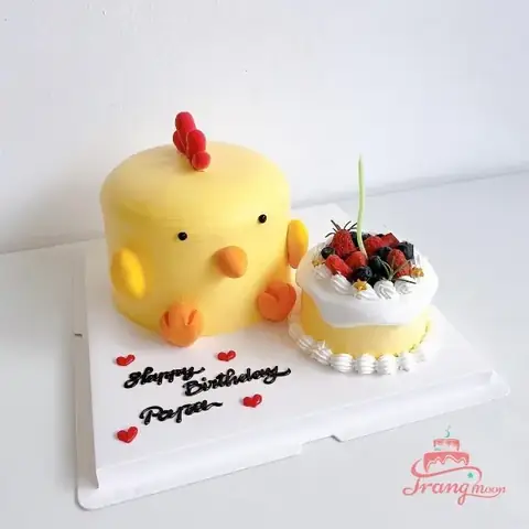 50+ Mẫu Bánh Kem Con Gà Dễ Thương, Ngộ Nghĩnh Cho Bé Sinh Nhật