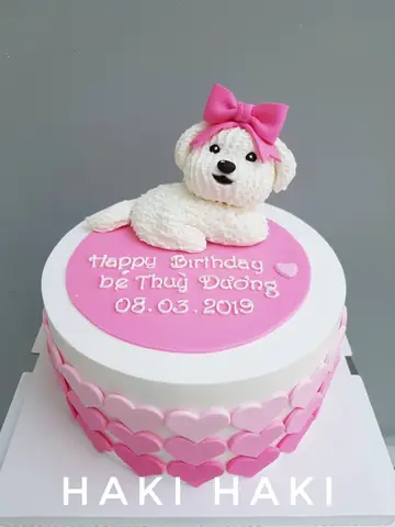 Top Mẫu Bánh Sinh Nhật Cho Bé Gái Tuổi Chó Đáng Yêu & Ý Nghĩa