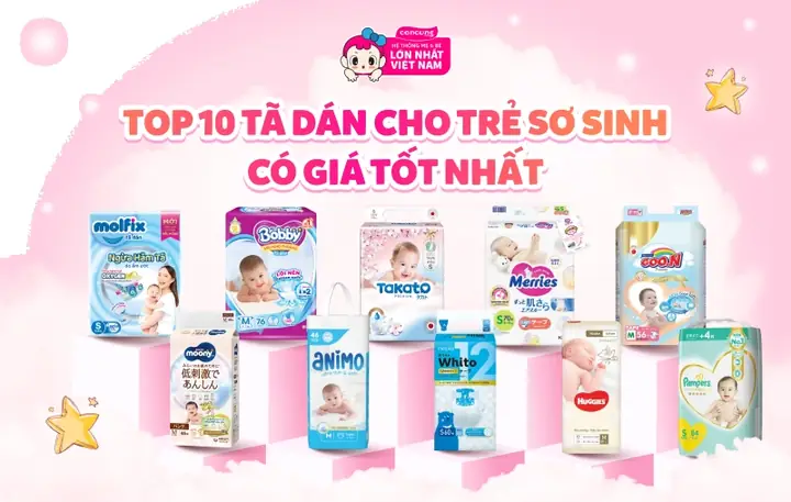 Bỉm Cho Bé Sơ Sinh Loại Nào Tốt Nhất: Tiêu Chí Chọn & Top Sản Phẩm Chống Hăm Ưu Việt Bỉm Cho Bé Sơ Sinh Loại Nào Tốt Nhất: Tiêu Chí Chọn & Top Sản Phẩm Chống Hăm Ưu Việt