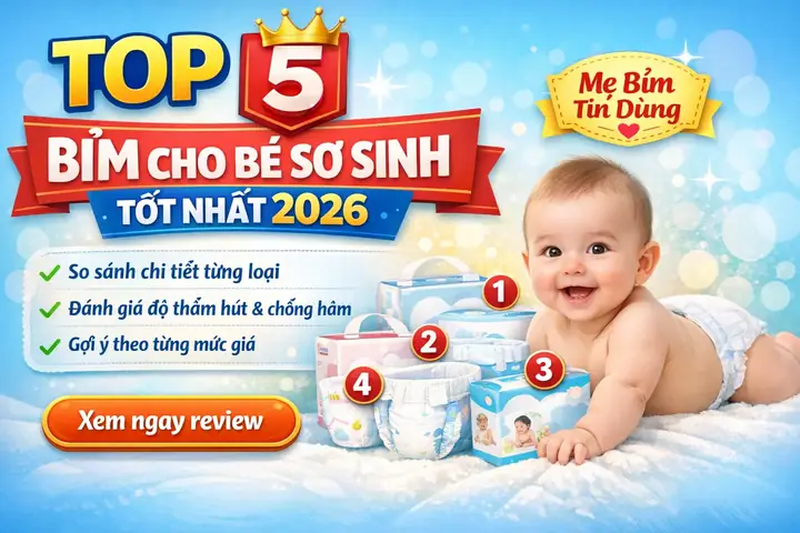 Bí Quyết Chọn Bỉm Cho Bé Trai Sơ Sinh Thấm Hút Tốt, Chống Hăm Hiệu Quả