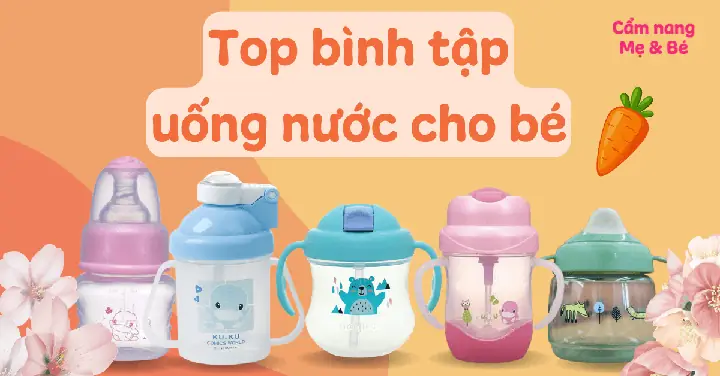Bình Tập Hút Cho Bé Loại Nào Tốt Nhất? Review & Hướng Dẫn Chọn Mua 2024