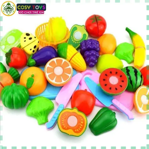 Bộ Cắt Trái Cây Cho Bé: Đồ Chơi Vui Nhộn, An Toàn, Phát Triển Kỹ Năng