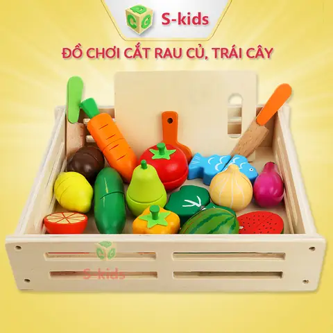 Bộ Cắt Trái Cây Cho Bé: Đồ Chơi Vui Nhộn, An Toàn, Phát Triển Kỹ Năng