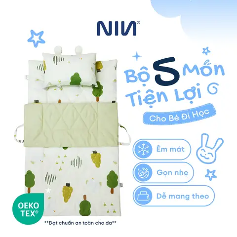 Bộ Chăn Gối Cho Bé Tiểu Học: Chọn Lựa Tiện Lợi, An Toàn & Thoải Mái