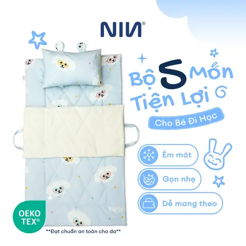 Bộ Chăn Gối Cho Bé Tiểu Học: Chọn Lựa Tiện Lợi, An Toàn & Thoải Mái