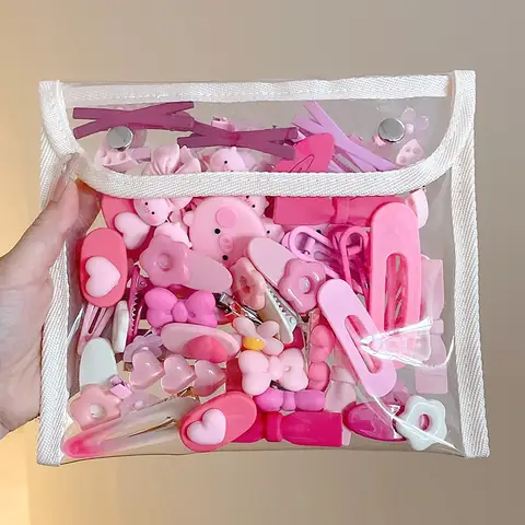 Set Kẹp Tóc Cho Bé Gái: Phụ Kiện Xinh Xắn, An Toàn Cho Mái Tóc Của Bé