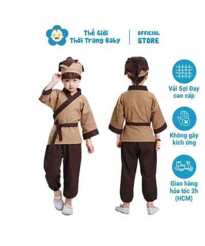 Bộ Quần Áo Chú Cuội Cho Bé: Hóa Trang Trung Thu Ngộ Nghĩnh & Ấm Áp