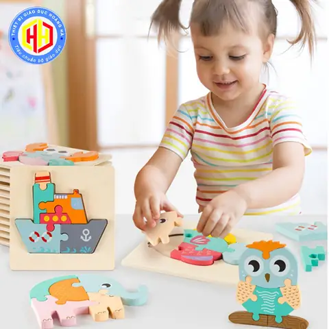 Tranh Ghép Hình Bằng Gỗ Cho Bé: Khám Phá Lợi Ích & Chọn Mẫu Phù Hợp