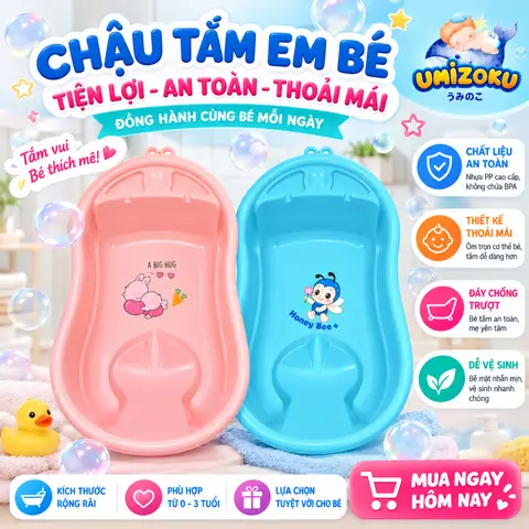 Bồn Tắm Cho Bé 3 Tuổi: Tiêu Chí Chọn Lựa & Top Sản Phẩm An Toàn, Tiện Lợi