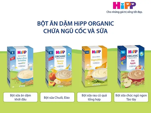 Bột Ăn Dặm Hipp Cho Bé 5 Tháng: Loại Nào Tốt Nhất & Cách Chọn Phù Hợp?