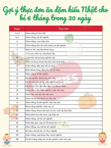Bột Ăn Dặm Cho Bé 6 Tháng Tuổi Của Nhật: Loại Nào Tốt, Cách Chọn & Sử Dụng Chuẩn
