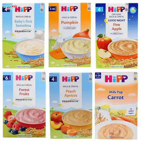 Bột Ăn Dặm Hipp: Lựa Chọn Dinh Dưỡng Toàn Diện Cho Bé Từ 4 Tháng Tuổi