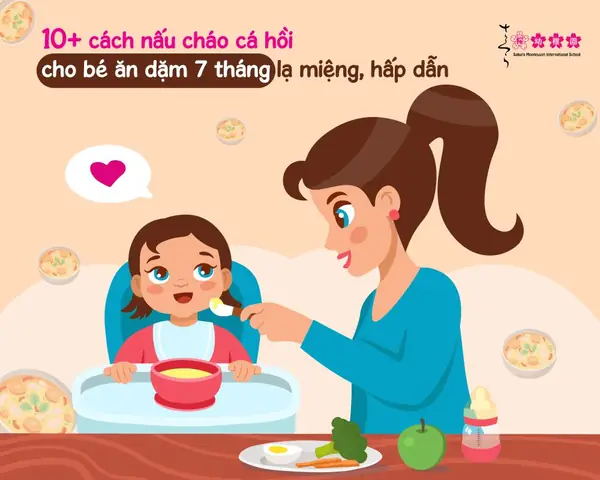 Bột Cá Hồi Cho Bé 8 Tháng: Cách Chế Biến Ngon, Không Tanh & Lợi Ích Dinh Dưỡng