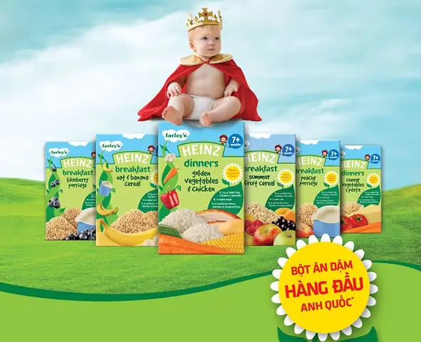Bột Ăn Dặm Heinz Cho Bé 4 Tháng: Review Chi Tiết, Vị Ngon & Cách Pha Đúng Chuẩn