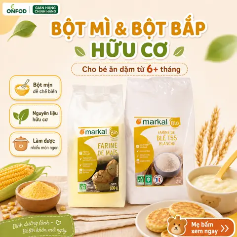 Bột Mì Cho Bé Ăn Dặm: Loại Nào Tốt, Khi Nào Cho Bé Ăn & Cách Chế Biến An Toàn