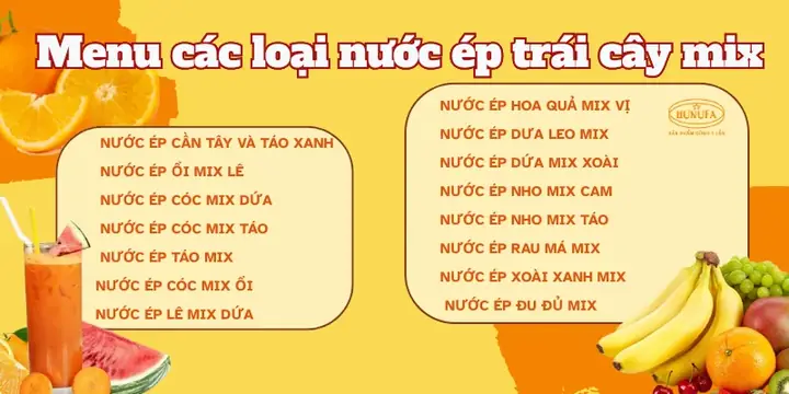 Top 10+ Loại Nước Ép Ngon Và Bổ Dưỡng Cho Bé Phát Triển Toàn Diện