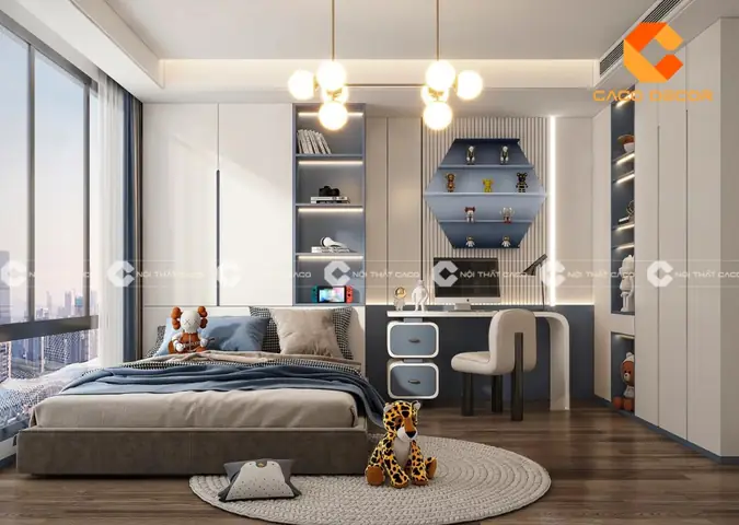 100+ Mẫu Phòng Ngủ Đẹp Cho Bé Trai: Hiện Đại, Đơn Giản & Theo Độ Tuổi 2027