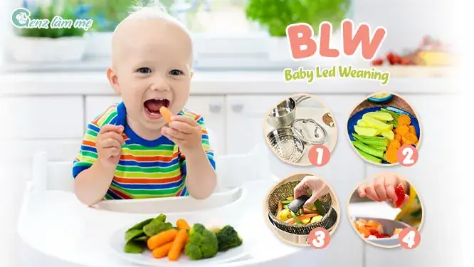 Hấp Củ Quả Cho Bé Ăn Dặm BLW: Hướng Dẫn Chi Tiết Từ A-Z
