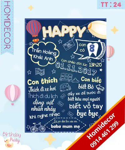 Cách Làm Bảng Thông Tin Cho Bé Đẹp, Sáng Tạo & Ý Nghĩa