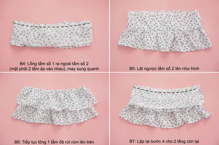 Hướng Dẫn May Váy Đầm Tầng Cho Bé Gái Dễ Dàng Tại Nhà