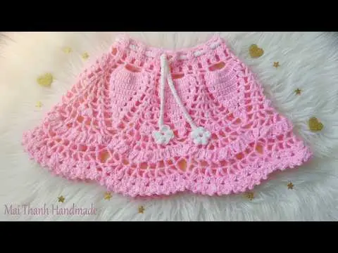 Hướng Dẫn Chi Tiết Cách Móc Chân Váy Len Xòe Đẹp Cho Bé Gái Hướng Dẫn Chi Tiết Cách Móc Chân Váy Len Xòe Đẹp Cho Bé Gái