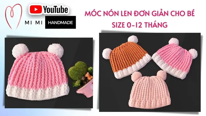 Hướng Dẫn Chi Tiết Cách Móc Mũ Len Cho Bé Trai 1 Tuổi Đơn Giản Dễ Thương