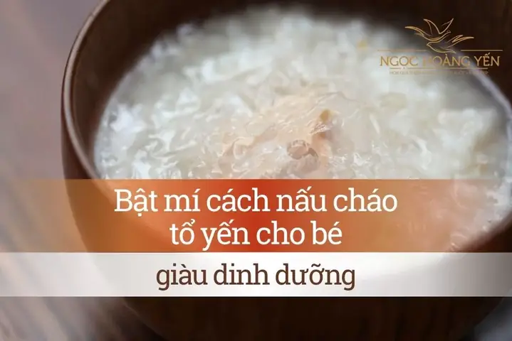 7 Công Thức Chưng & Nấu Cháo Tổ Yến Cho Bé Tăng Cân, Khỏe Mạnh