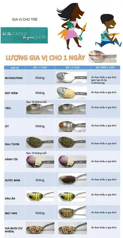 Cách Nêm Gia Vị Cho Bé 1 Tuổi An Toàn & Chuẩn Khoa Học