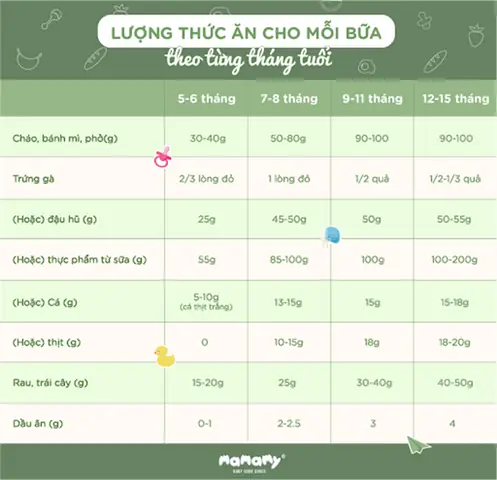 Hướng Dẫn Chi Tiết Cách Cho Bé Ăn Dặm Theo Từng Tháng Tuổi