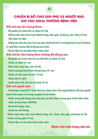 Chuẩn Bị Đầy Đủ Cho Em Bé Sắp Sinh: Danh Sách Vật Dụng & Giấy Tờ Cần Thiết