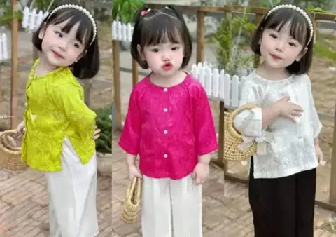 Hướng Dẫn Chi Tiết Cách Cắt Áo Bà Ba Cho Bé Đơn Giản Tại Nhà