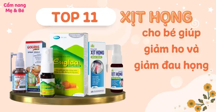 Top Xịt Họng Cho Bé Tốt Nhất: Giảm Ho, Đau Rát & Lợi Ích Toàn Diện