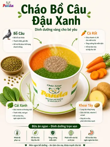 Hướng Dẫn Chi Tiết Cách Nấu Cháo Bồ Câu Đậu Xanh Cho Bé Ăn Dặm