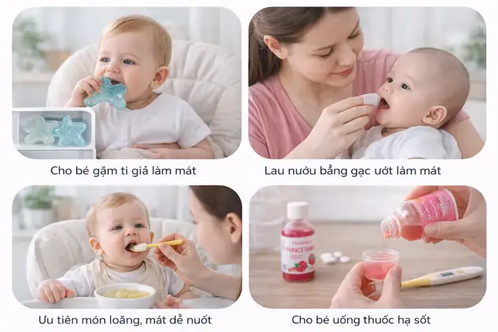 Cháo Cho Bé Sốt Mọc Răng: Loại Nào Tốt, Công Thức Dễ Làm, Giải Pháp Giảm Khó Chịu