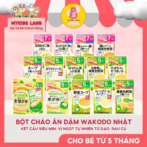 Cháo Nhật Bản Cho Bé: Chọn Loại Nào Tốt & Hướng Dẫn Sử Dụng Chi Tiết
