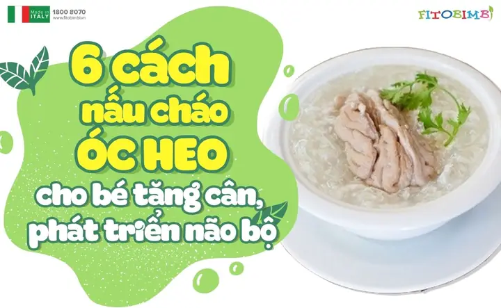 Cháo Óc Heo Cho Bé 6 Tháng: Cách Nấu Chuẩn, Lợi Ích & Lưu Ý Quan Trọng