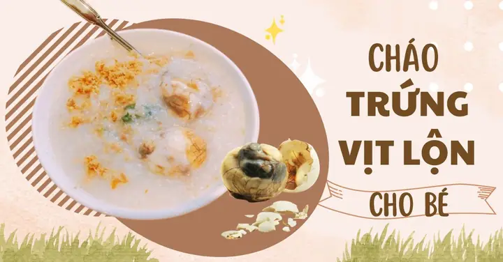 Cháo Trứng Vịt Lộn Cho Bé 1 Tuổi: Cách Nấu Bổ Dưỡng, An Toàn & Thời Điểm Ăn Phù Hợp Cháo Trứng Vịt Lộn Cho Bé 1 Tuổi: Cách Nấu Bổ Dưỡng, An Toàn & Thời Điểm Ăn Phù Hợp