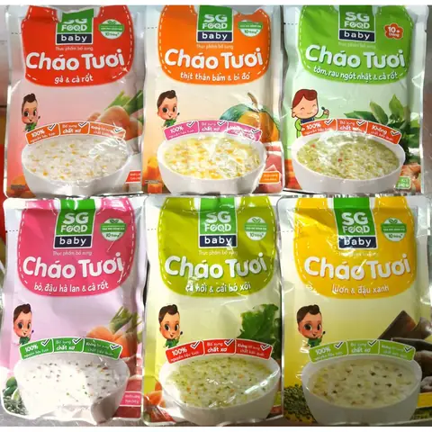 Cháo Tươi Cho Bé Loại Nào Ngon, An Toàn & Đầy Đủ Dinh Dưỡng Cho Bé?
