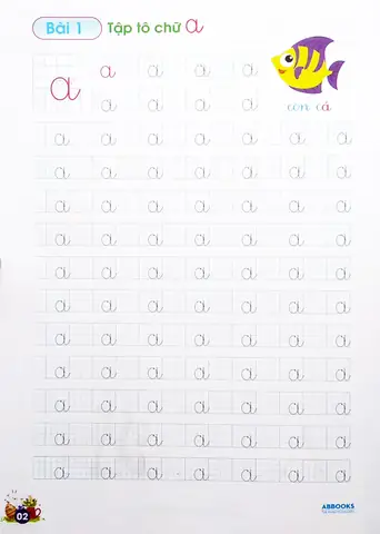 Bộ Tập Tô Chữ Cái & Số Cho Bé 5 Tuổi: Mẫu Đẹp, File In Dễ Dàng