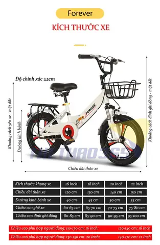Hướng Dẫn Chọn Size Xe Đạp Cho Bé Chuẩn Theo Chiều Cao Và Độ Tuổi 1 Hướng Dẫn Chọn Size Xe Đạp Cho Bé Chuẩn Theo Chiều Cao Và Độ Tuổi