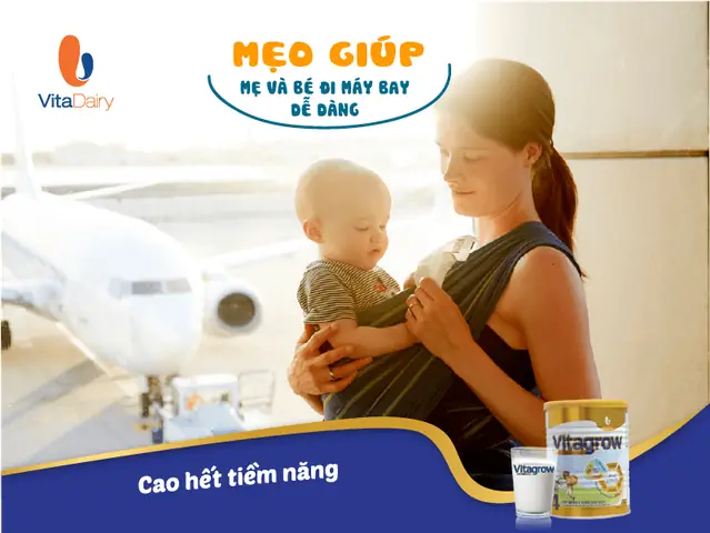 Hướng Dẫn Chi Tiết Chuẩn Bị Cho Bé Đi Máy Bay An Toàn & Thuận Tiện